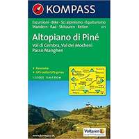 Kompass 075. Altopiano di Piné turista térkép Kompass 1:35 000