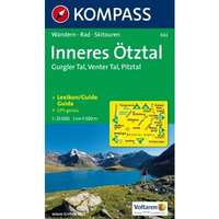 Kompass 042. Inneres Ötztal turista térkép Kompass 1:25 000