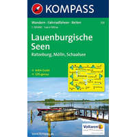 Kompass 721. Lauenburgische Seen turista térkép Kompass