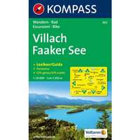 Kompass 062. Villach Faaker See turista térkép Kompass 1:25 000