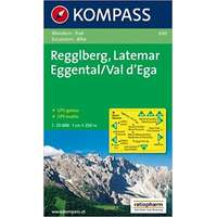 Kompass 630. Regglberg, Latemar, Eggental, 1:25 000 turista térkép Kompass