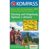 Kompass 058. Sterzing és környéke turista térkép Kompass 1:25 000