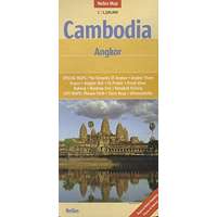 Nelles Angkor térkép, Kambodzsa térkép Nelles 1:1 500 000 Cambodia térkép