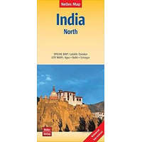 Nelles Észak India térkép Nelles 1:1 500 000