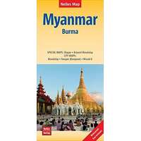Nelles Burma Myanmar térkép Nelles 1:1 500 000