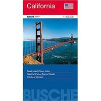 Busche map Kalifornia térkép, California térkép Busche map 1:800 000
