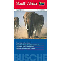 Busche Map Dél-Afrika térkép Busche Map 1 : 2 200 000 South Africa térkép