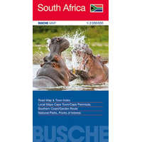 Busche Map Dél-Afrika térkép, Dél-Afrika autós térkép Busche Map 1 : 2 200 000 South Africa térkép
