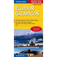Kunth Ecuador és Galápagos térkép Kunth 1:800 000