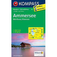Kompass 791. Ammersee, Wörthersee, Pilsensee, 1:25 000 turista térkép Kompass