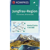 Kompass 84. Jungfrau-Region turista térkép Kompass 1:50 000 2019