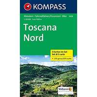 Kompass 2439. Észak Toscana térkép Kompass 1:50 000 2016