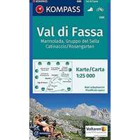 Kompass 686. Val di Fassa turista térkép Kompass 1:25 000