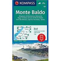 Kompass 129. Monte Baldo turista térkép Kompass 1:25 000, D/I