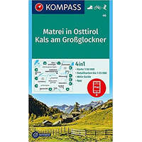 Kompass 46. Matrei in Osttirol turista térkép Kompass 1:50 000 Matrei turista térkép 4 db-os térképszett