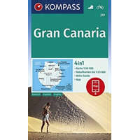 Kompass 237. Gran Canaria térkép Kompass 1:50 000