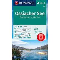 Kompass 62. Ossiacher See turista térkép Kompass 1:25 000 2021