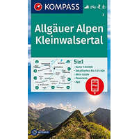 Kompass 3. Allgäuer Alpen, Kleinwalsertal turista térkép Kompass