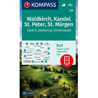 Kompass 884. Waldkirch, Kandel, St. Peter, St. Märgen, 1:25 000 turista térkép Kompass