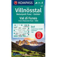 Kompass 627. Villnösstal/Val di Funes turista térkép Kompass 1:25 000