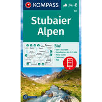 Kompass 83. Stubaier Alpen turista térkép Kompass 1:50 000