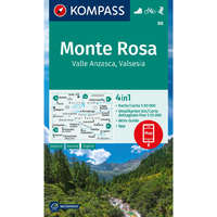 Kompass 88. Monte Rosa turista térkép Kompass 1:50 000 2023/27