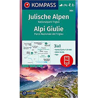 Kompass 064. Julische Alpen Júliai Alpok turista térkép Kompass 1:25 000 (2024)