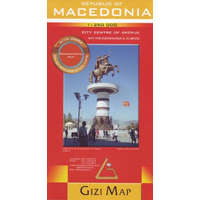 Gizi Map Macedonia térkép Geographical Gizi Map 1:250 000
