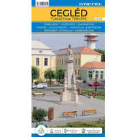 Stiefel Cegléd térkép, Cegléd várostérkép, turisztikai térkép hajtogatott 100 x 70 cm Stiefel 1:12 500