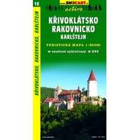 Shocart SC 16. Krivoklatsko, Rakovnicko, Karlstejn Prague west turista térkép Shocart 1:50 000