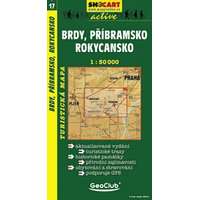 Shocart SC 17. Brdy, Pfibramsko, Rokycansko turista térkép Shocart 1:50 000
