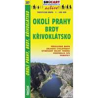 Shocart SC 207. Prága környéke, Okoli Prahy Brdy Krivoklátsko turista térkép Shocart 1:100 000