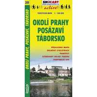 Shocart SC 209. Prága környéke, Okoli Prahy Posázavi Táborsko turista térkép Shocart 1:100 000