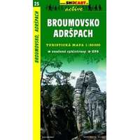 Shocart SC 25. Broumovsko, Adrspach turista térkép Shocart 1:50 000