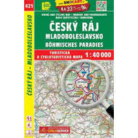 Shocart SC 421. Cseh Paradicsom, Cesky raj, Mladoboleslavsko turista térkép Shocart 1:40 000