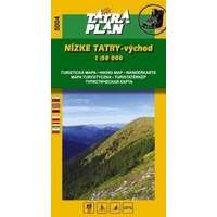 Tatra Plan 5004. Alacsony-Tátra turista térkép, Alacsony-Tátra -kelet - Nízke Tatry-vychod térkép Tatraplan 1:50 000 2016