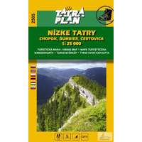 Tatra plan 2505. Nízke Tatry turista térkép Tatraplan 1:25 000