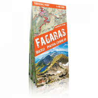 Expressmap Fogarasi-havasok turistatérkép, Fogaras, Bucsecs-hegység, Királykő-hegység trekking térkép laminált 1:80e