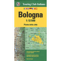 Touring Club Italiano Bologna térkép, Bologna várostérkép zsebtérkép 1:10e TCI 2021