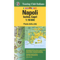 Touring Club Italiano Nápoly térkép Touring Club Italiano 1:10 000