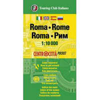 Touring Club Italiano Róma térkép, Róma várostérkép, zsebtérkép 1:10e TCI
