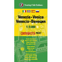 Touring Club Italiano Velence térkép, Velence várostérkép zsebtérkép 1:5e TCI