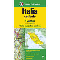 Touring Club Italiano Közép-Olaszország autótérkép - TCI 1:400e