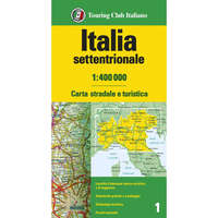 Touring Club Italiano Észak-Olaszország autótérkép - TCI 1:400e