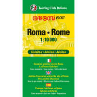 TCI Róma várostérkép, Róma zsebtérkép, Róma térkép 1:10e 2025.