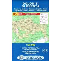 Tabacco 053. Dolomiti di Brenta turista térkép Tabacco 1: 25 000