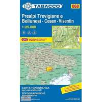 Tabacco 068. Prealpi turista térkép Tabacco 1: 25 000 2017