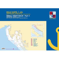 HHI - Hidrografski Institute Hrvatska Small Craft folio I. Adriatic sea Adria hajózási térkép Észak Horvátország tengeri térkép HHI 1:100 000