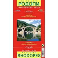Domino Rodope térkép Domino 1:120 000 Kelet Rhodopes