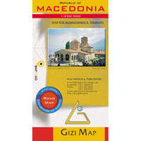 Gizi Map Macedonia autós térkép Gizi Map 1:250 000